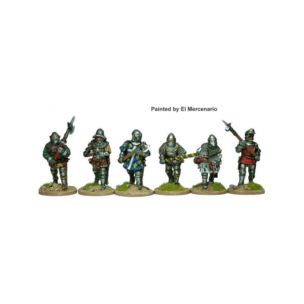 DisMoun.Men at Arms advancing with polearms