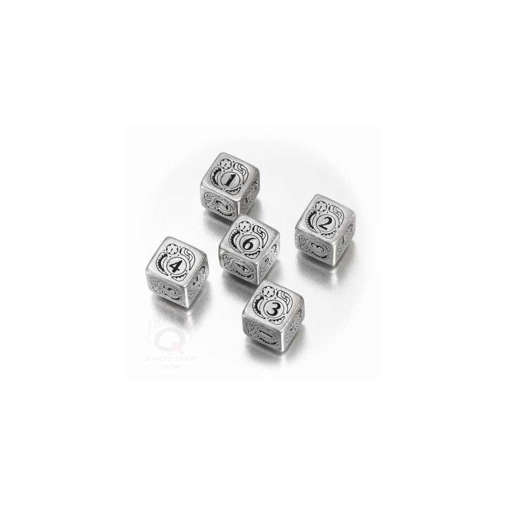 Metal D6 Steampunk Dice