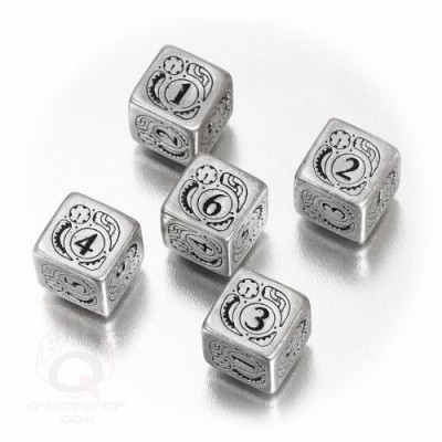 Metal D6 Steampunk Dice