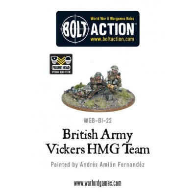 British Army Vickers HMG Team