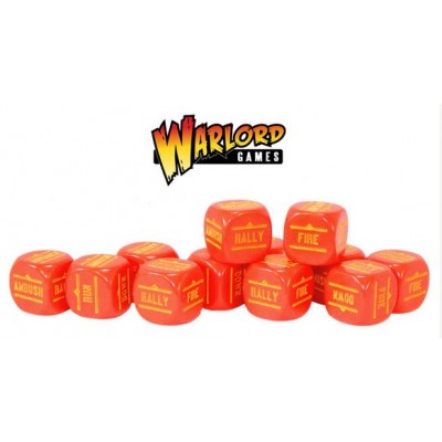 Bolt Action Orders Dice packs - Red