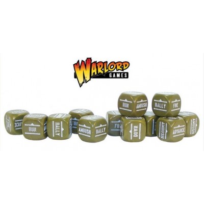 Bolt Action Orders Dice packs - Olive Drab