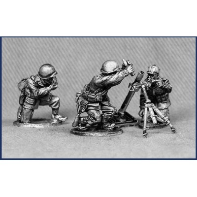 81mm Mortar and crew