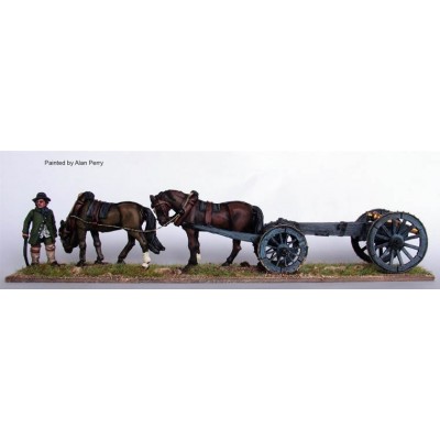 Two horse limber with 6pdr