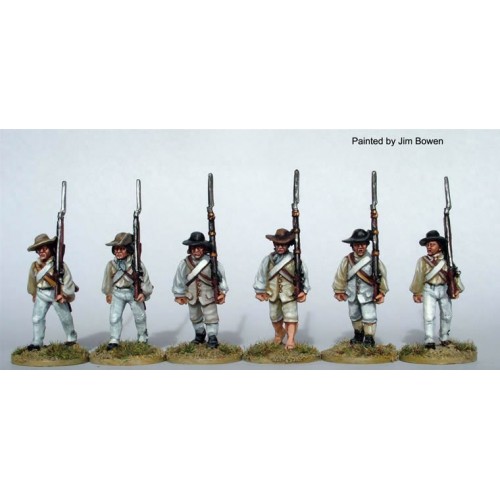 Southern Militia/Continentals advancing