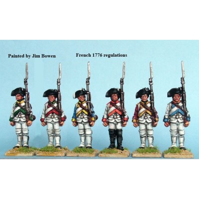 French Fusiliers standing