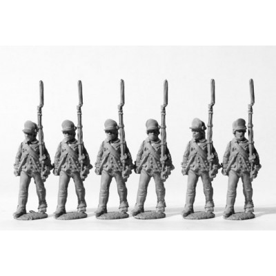 American infantry in peaked caps